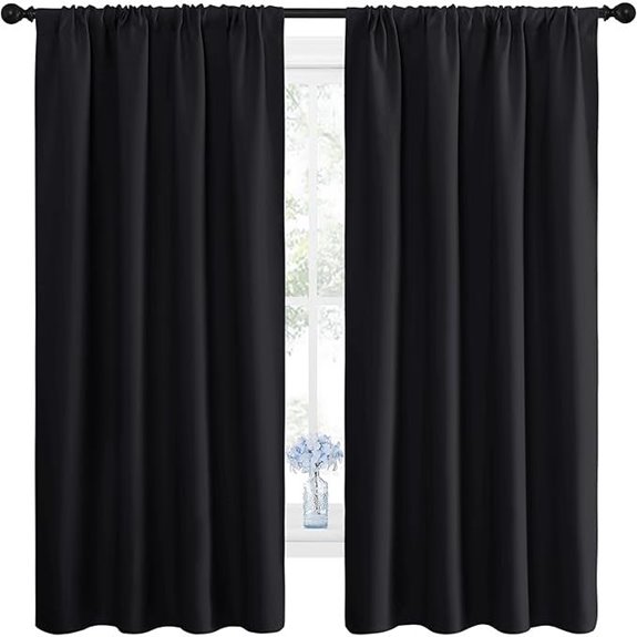 NICETOWN Blackout Curtain Panels for Bedroom (2-Pack)