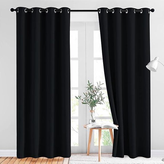 NICETOWN Blackout Curtains for Bedroom 84 Inches Set of 2