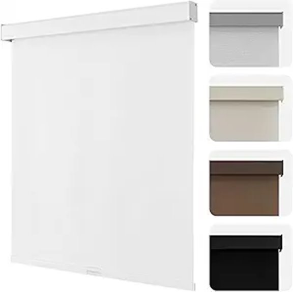 Joydeco Blackout Cordless Roller Shades for Windows