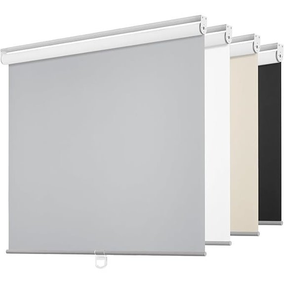 ChrisDowa Blackout Cordless Roller Window Shades