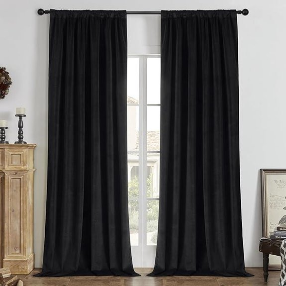 Joydeco Blackout Curtains 84 Inches 2 Panels