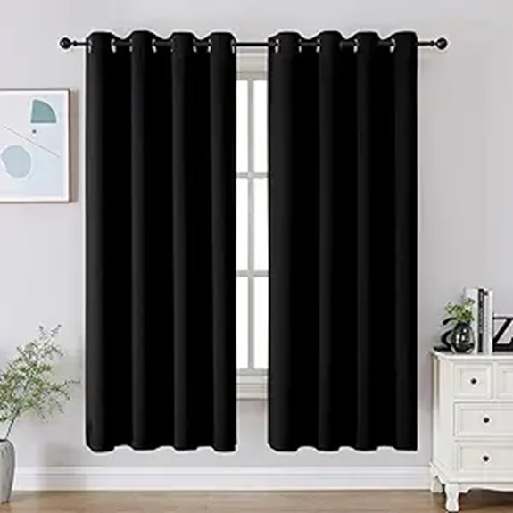CUCRAF Blackout Curtains & Drapes Set of 2