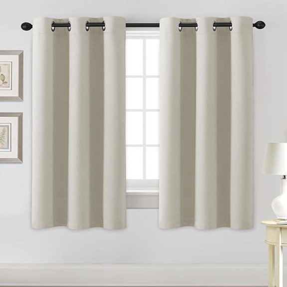 H.VERSAILTEX Blackout Insulated Bedroom Curtain Panels