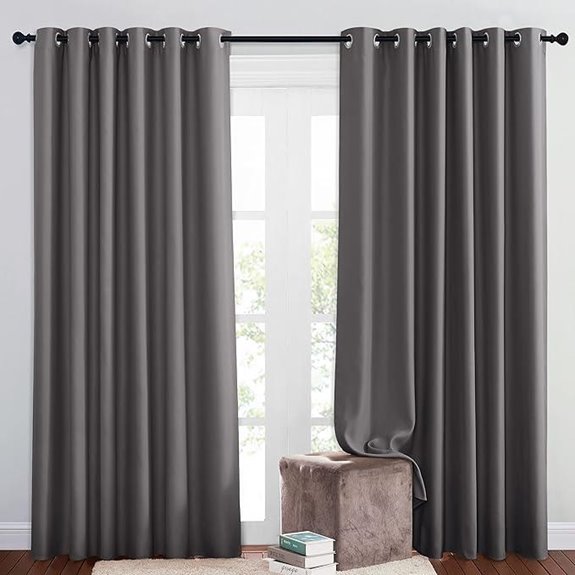 NICETOWN Blackout Living Room Curtains (Set of 2)