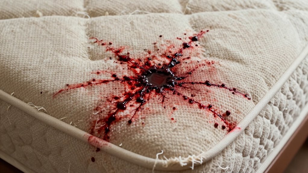 blood penetrates porous fibers