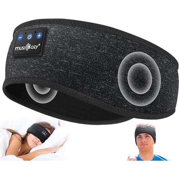 MUSICOZY Sleep Headphones Bluetooth 5.4 Earband for Sleep