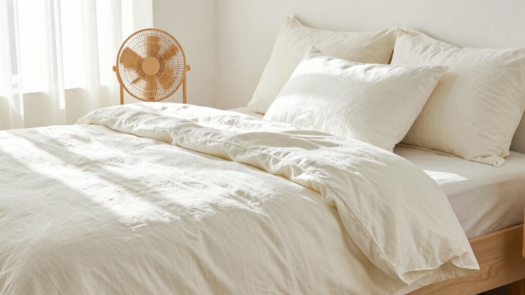 breathable natural cooling bedding