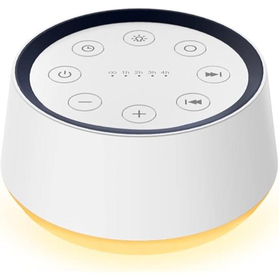 Brown Noise Sound Machine with Night Light and Timers