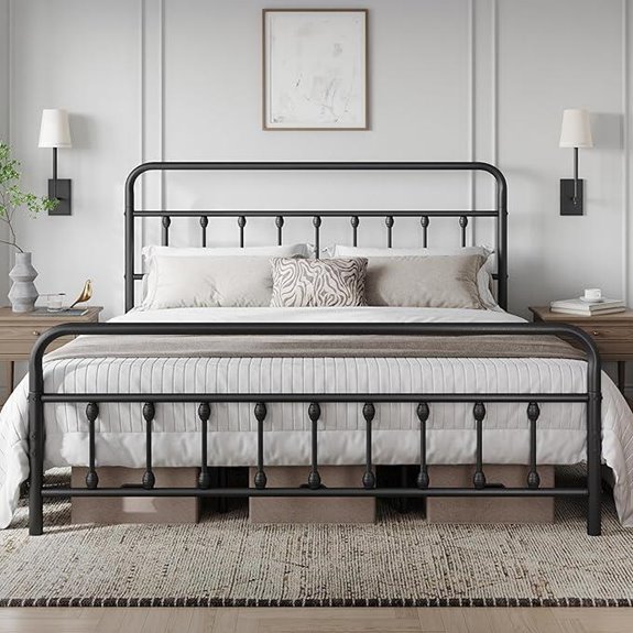 Yaheetech California King Metal Bed Frame