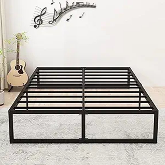 California King Metal Bed Frame No Box Spring