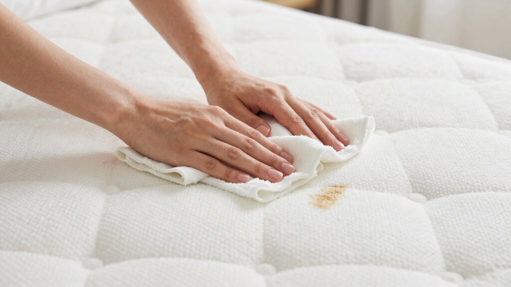 careful vomit cleanup process