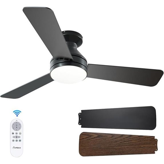 Amico 42 Ceiling Fan with Lights and Remote