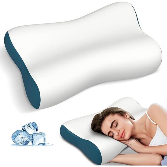Cervical Memory Foam Neck Pillow for Sleep Support