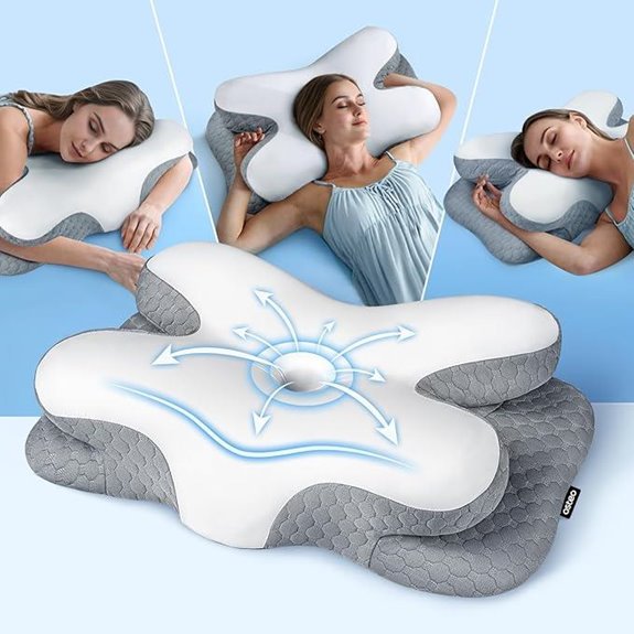 Osteo Enjoy Cervical Neck Pillow for Sleep Comfort