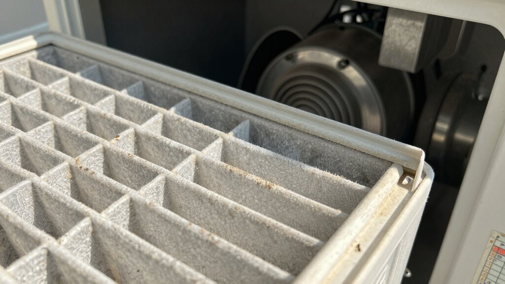 check filter for dirt