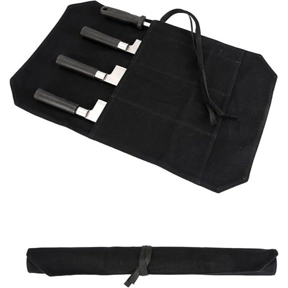 HERSENT Chef’s Knife Roll Bag for Travel and Storage