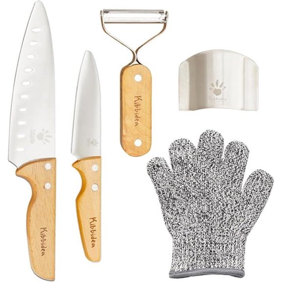 Kibbidea Kids Knife Set (4 Pieces)
