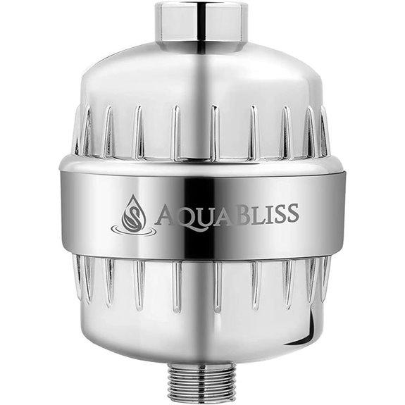 AquaBliss Revitalizing Shower Filter with Chrome Finish