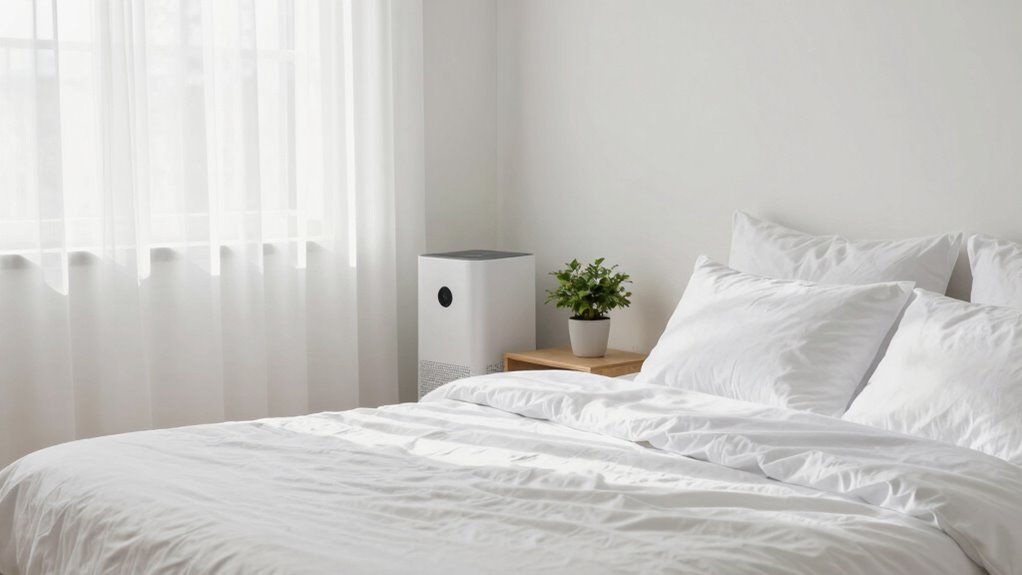clean bedding and air quality