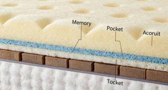 clear mattress layer illustration
