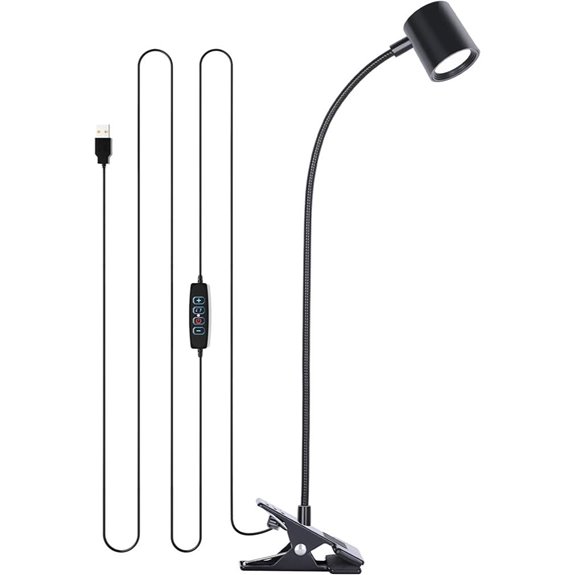 Dott Arts Clip-On LED Reading Light with 3 Modes