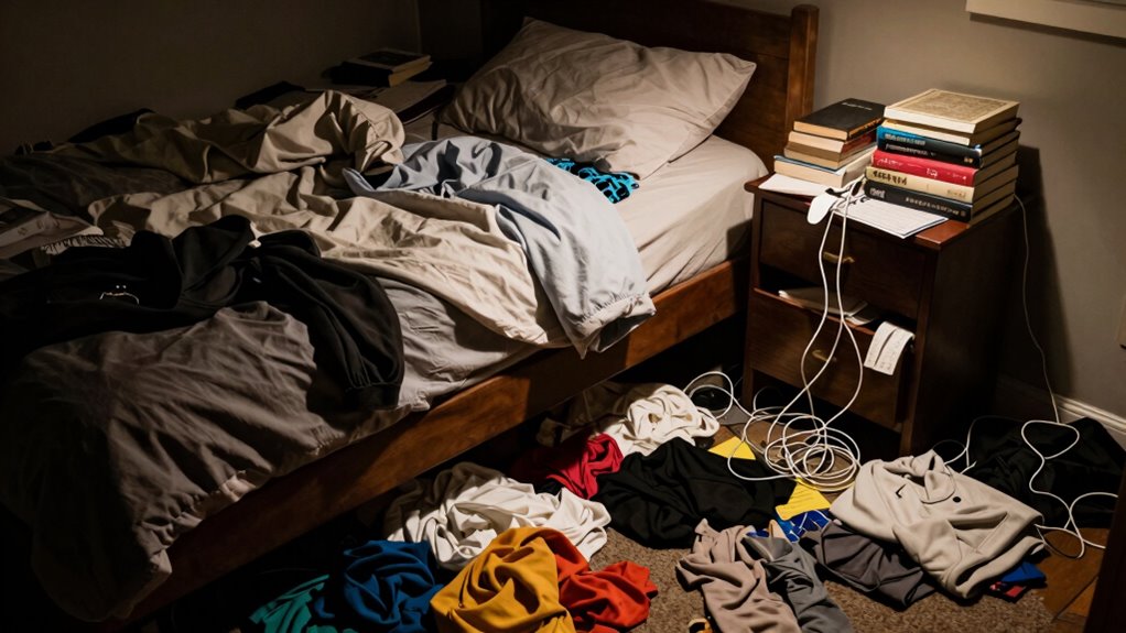 clutter disrupts sleep relaxation