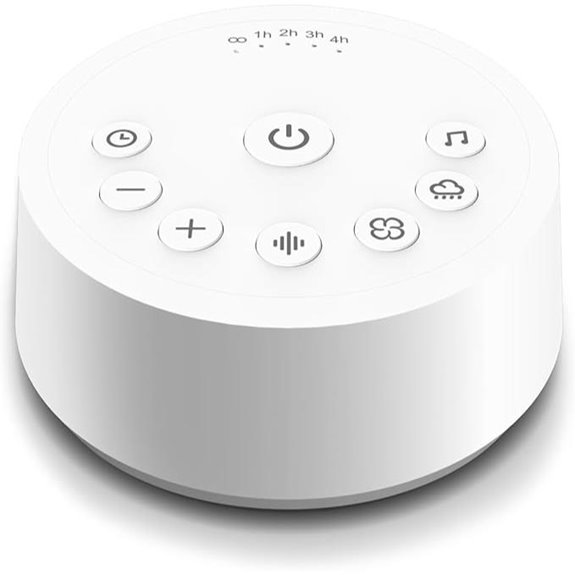 Color Noise Sleep Machine with 25 Sounds and Timers