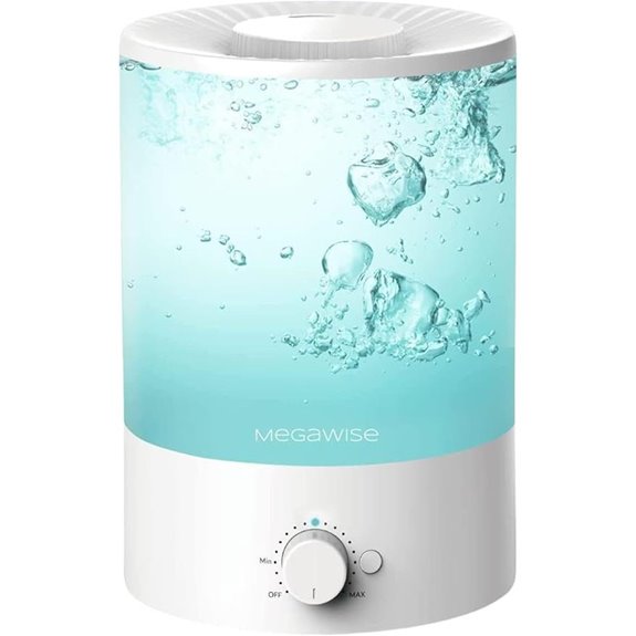 MegaWise 7-Color Night Light Humidifier with Auto Shutoff