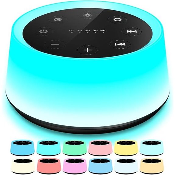 ColorsNoise Sound Machine with Night Light and Sounds