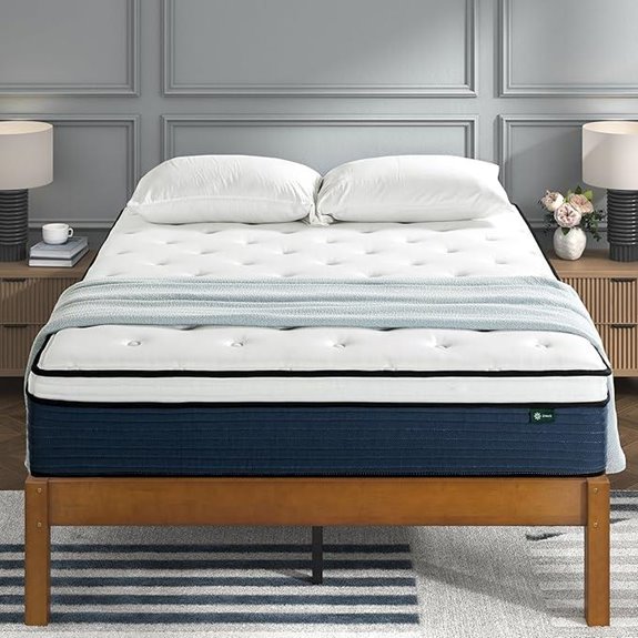 ZINUS 12 Comfort Support Hybrid Queen Mattress
