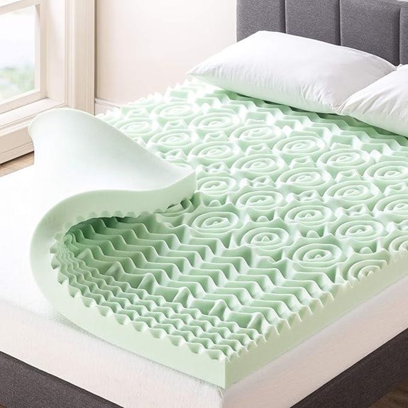Mellow 4-Inch Memory Foam Mattress Topper