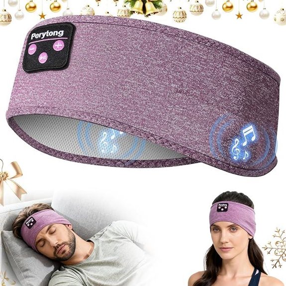 Sleep Headphones Headband with Built-in Speakers
