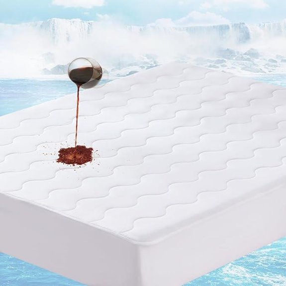 Instant Cool Queen Mattress Topper with Waterproof Cover