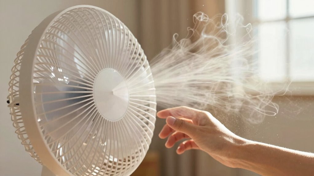 cooling air creates comfort