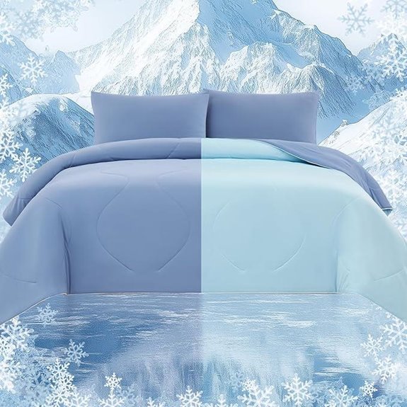 Cooling Comforter Set with Sheets & Pillowcases