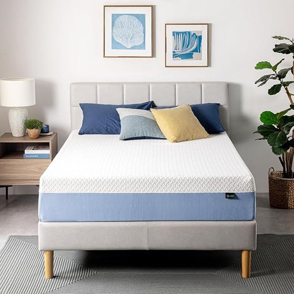 Zinus 12 Full Memory Foam Mattress Cooling Fiberglass-Free