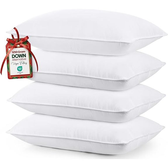 Utopia King Size Cooling Bed Pillows (Set of 4)