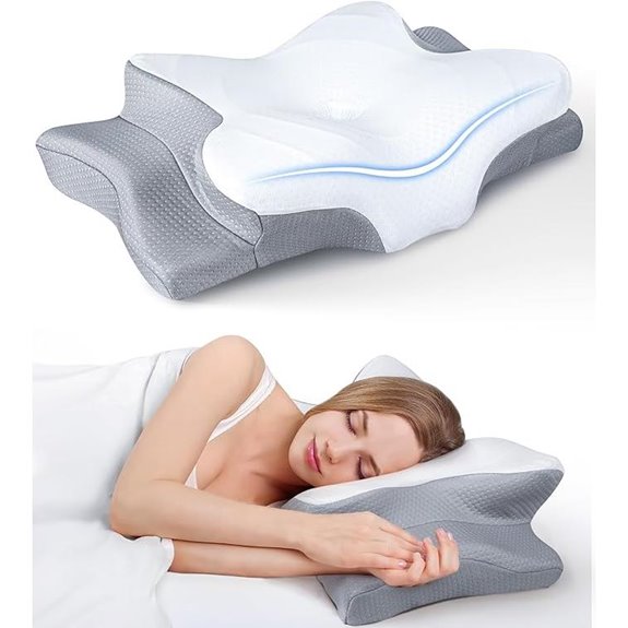 Cooling Memory Foam Neck Support Pillow