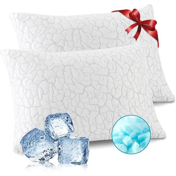 Cooling Pillows for Sleeping 2-Pack Queen Size
