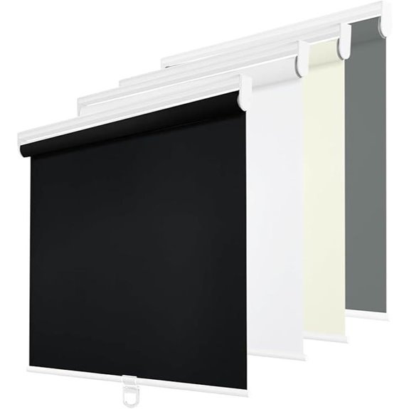 Changshade Cordless Blackout Roller Shades for Windows