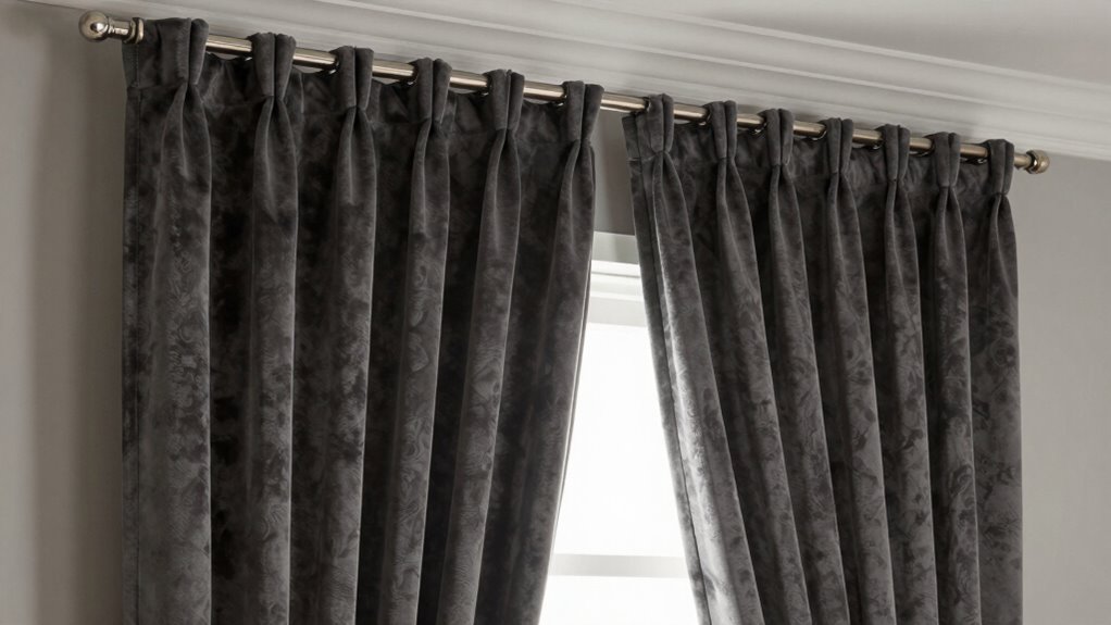 curtains minimize sound transmission