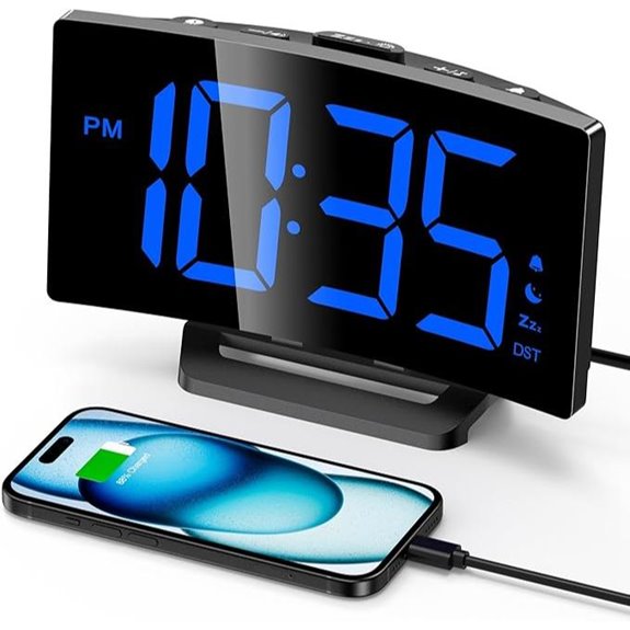 customizable digital alarm clock