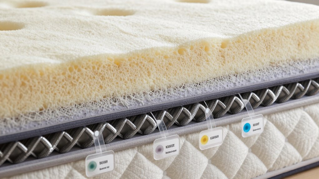decoding mattress composition details