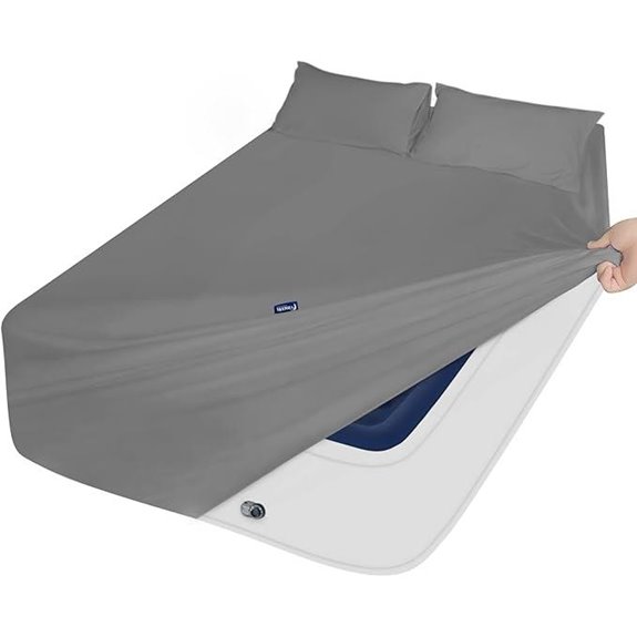 Moonsea Deep Pocket Queen Sheet Set for Air Mattress