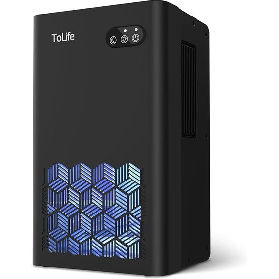 ToLife 1000 sq.ft Dehumidifier with LED Light