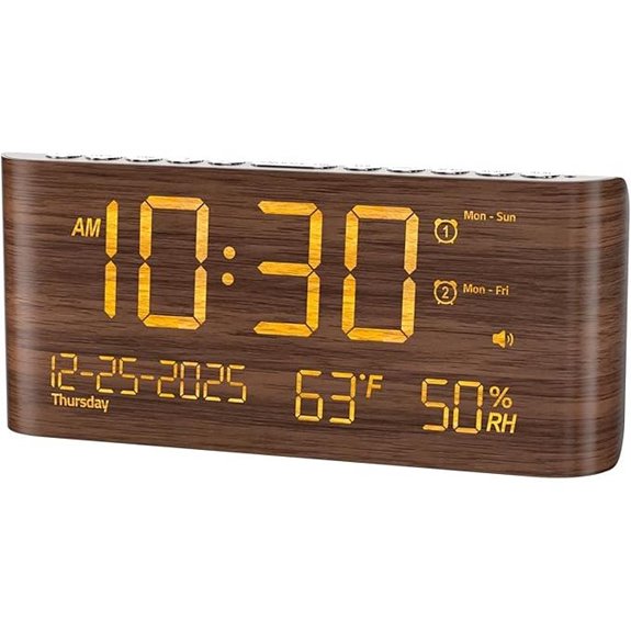 digital clock with usb
