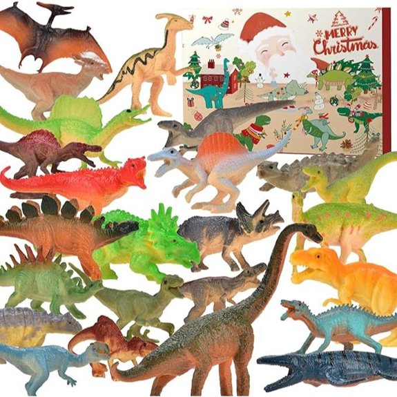 Dinosaur Advent Calendar for Kids 24-Day Christmas Gift