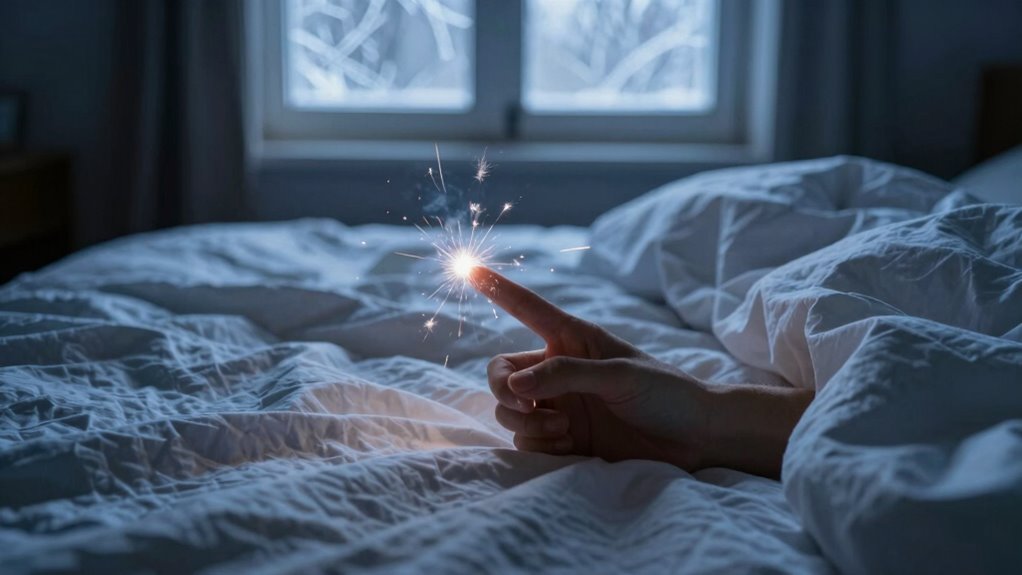 dry insulated bedding causes static