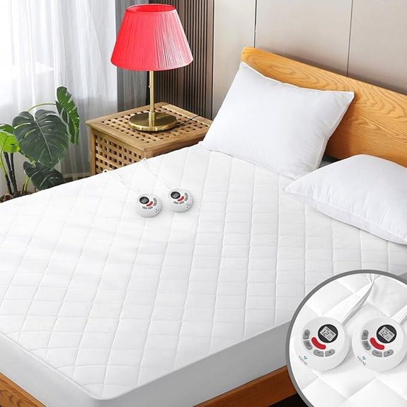 Heated King Mattress Pad with Dual Control