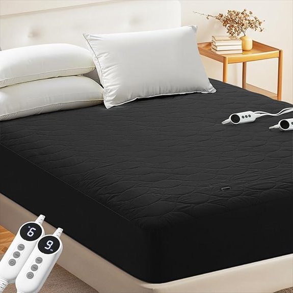 MASVIS King Heated Mattress Pad with Dual Control